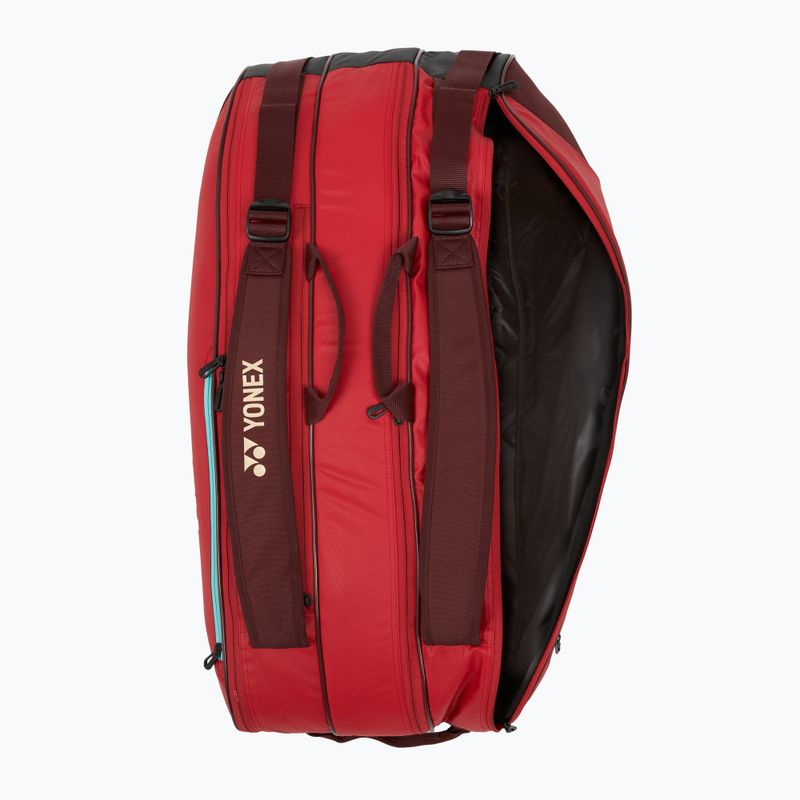 Tennis bag YONEX 42529 Team Racquet Bag 9 pcs ruby red 10