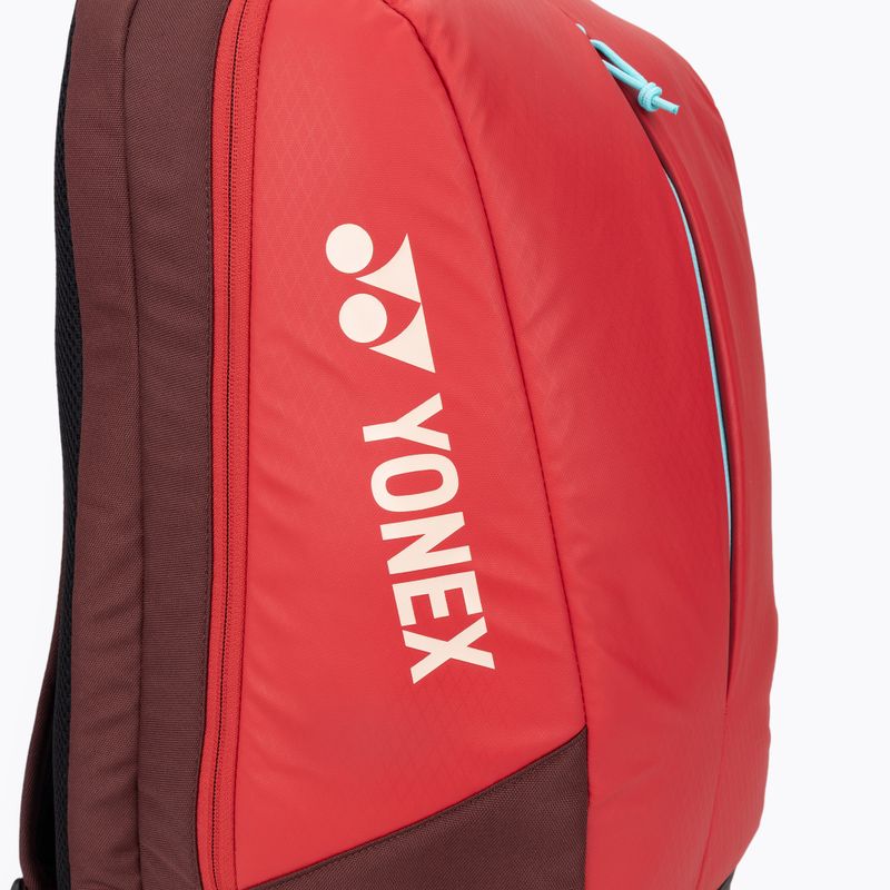 Tennis backpack YONEX 42512 Team 28 l ruby red 7