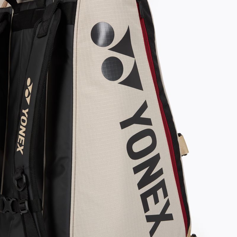 Tennis bag YONEX 72629 Gearlogic Racket Bag 9 pcs beige 9