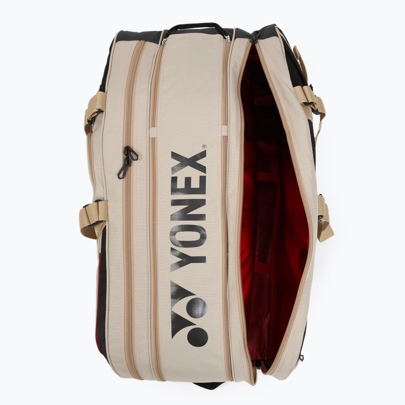 Tennis bag YONEX 72629 Gearlogic Racket Bag 9 pcs beige 11