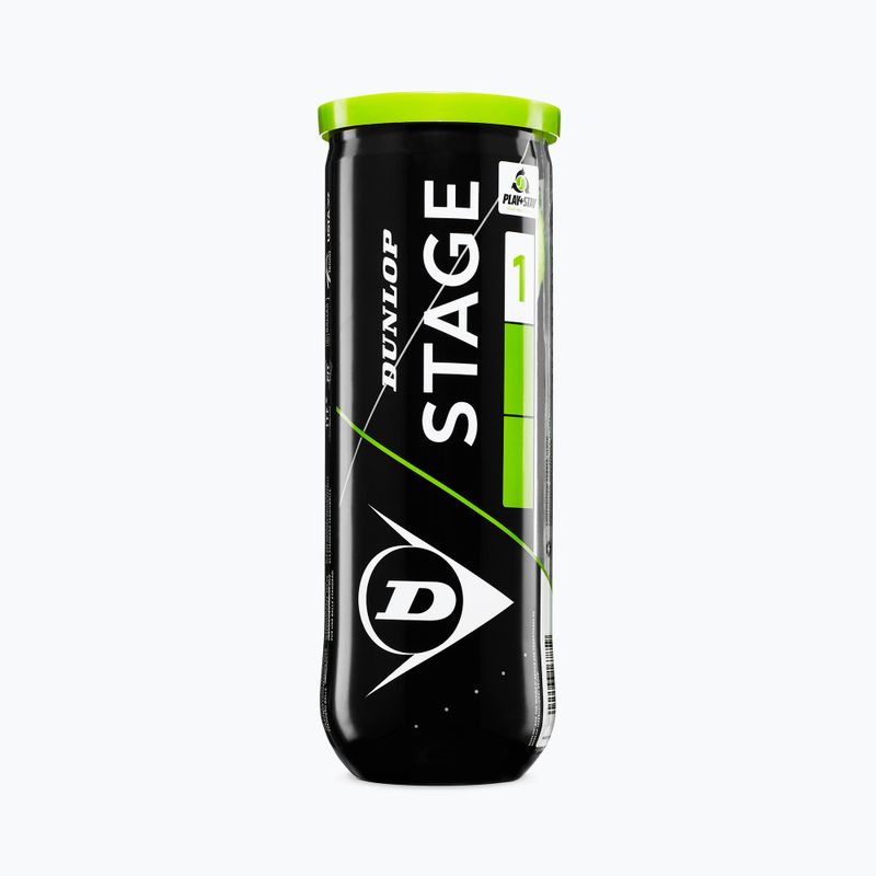 Dunlop Stage 1 children's tennis balls 3 pcs green 601338 2