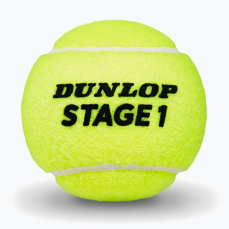 Tennis balls Dunlop Stage 1 3 pack green 3