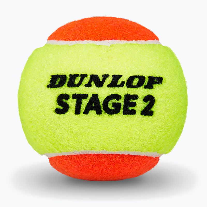 Tennis balls Dunlop Stage 2 3 pack orange 3