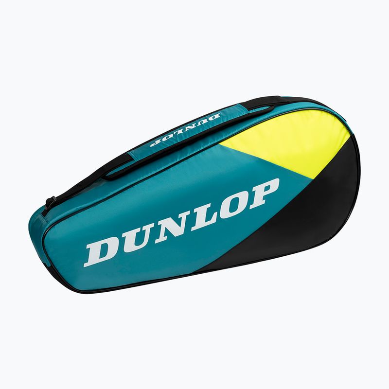 Dunlop tennis bag SX-Club 3 RKT teal/black/yellow 2