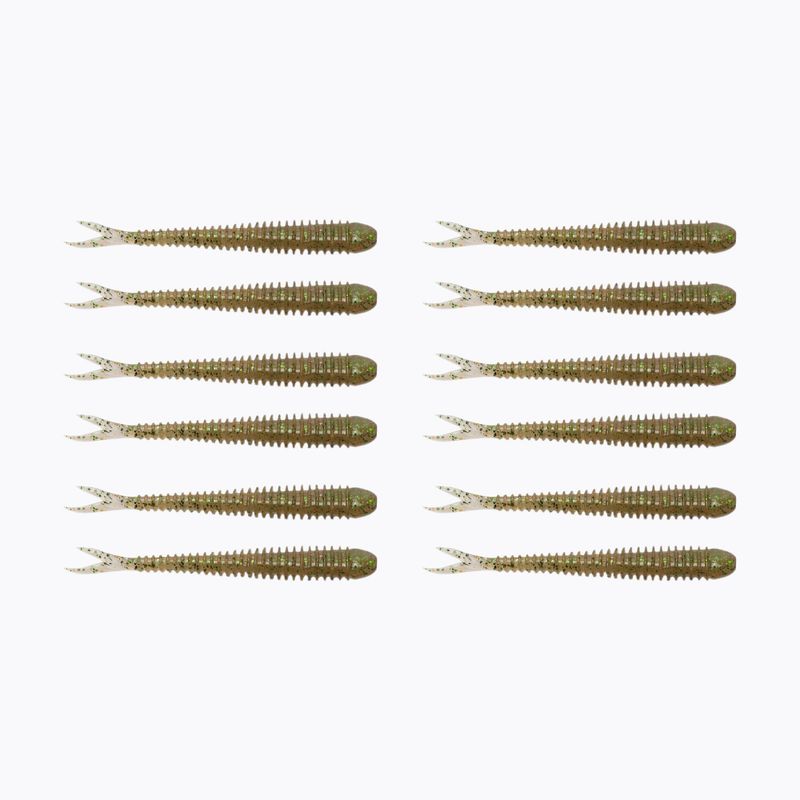 Keitech Live Impact rubber lure 12 pcs sahara olive 4560262570216