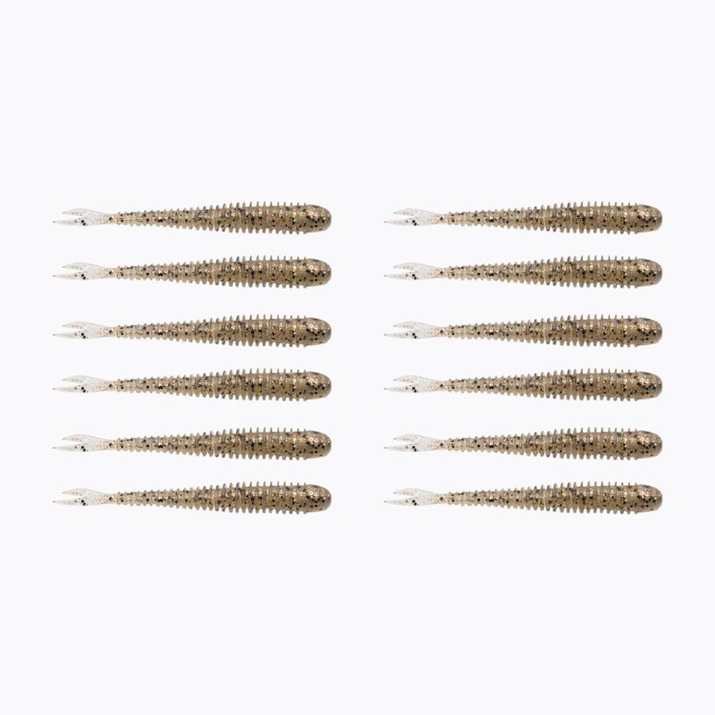 Keitech Live Impact rubber lure 12 pc gold shad 4560262570230
