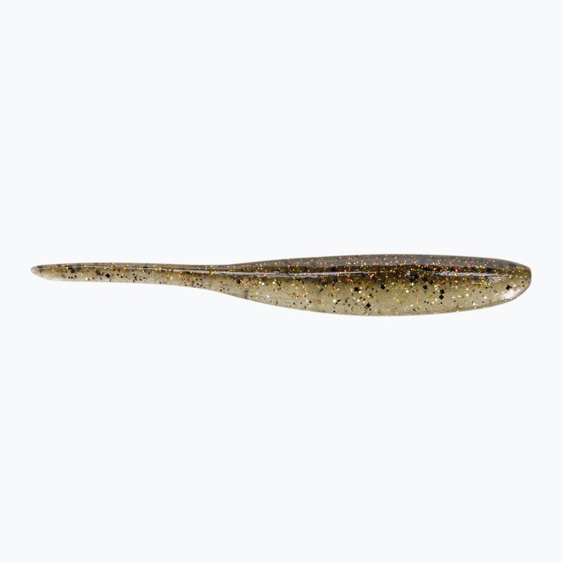 Keitech Shad Impact 8 piece gold flash minnow rubber lure 4560262572746