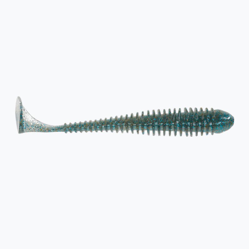 Keitech Swing Impact 8 piece silver shiner rubber lure 4560262574498