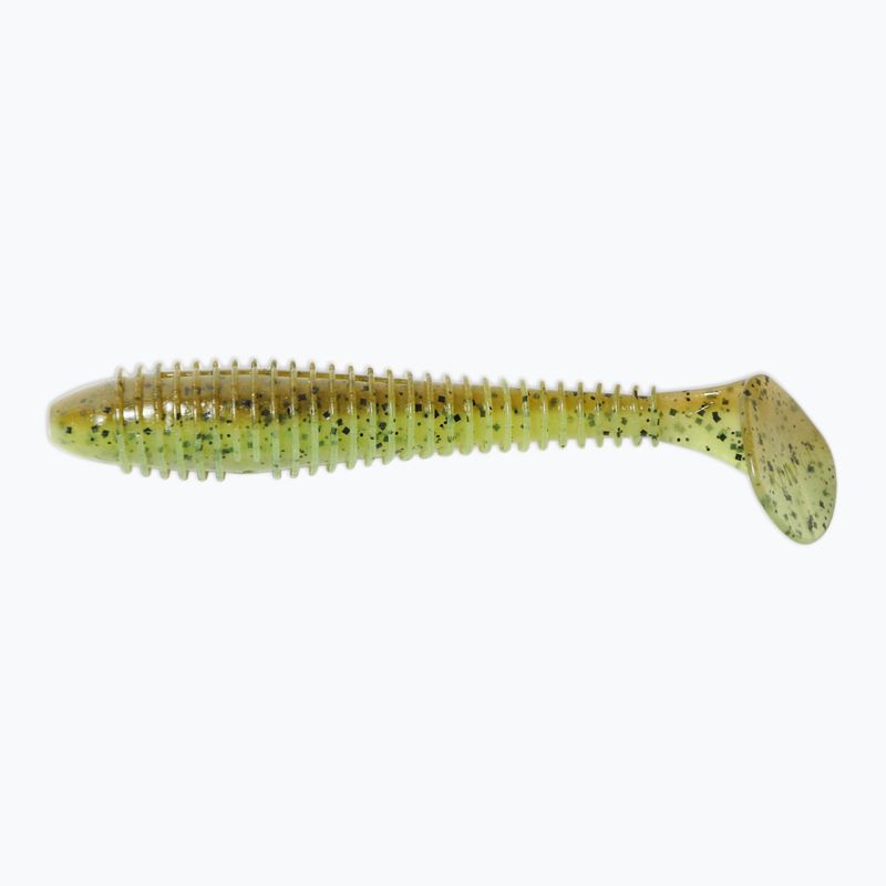 Keitech Swing Impact Fat rubber lure 6 pcs green pumpkin-chartreuse 4560262575808