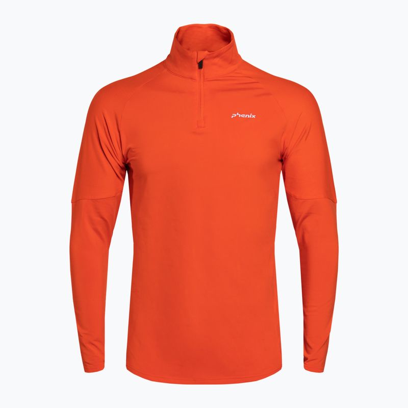 Phenix Twin Peaks men's ski sweatshirt orange ESM22LS10