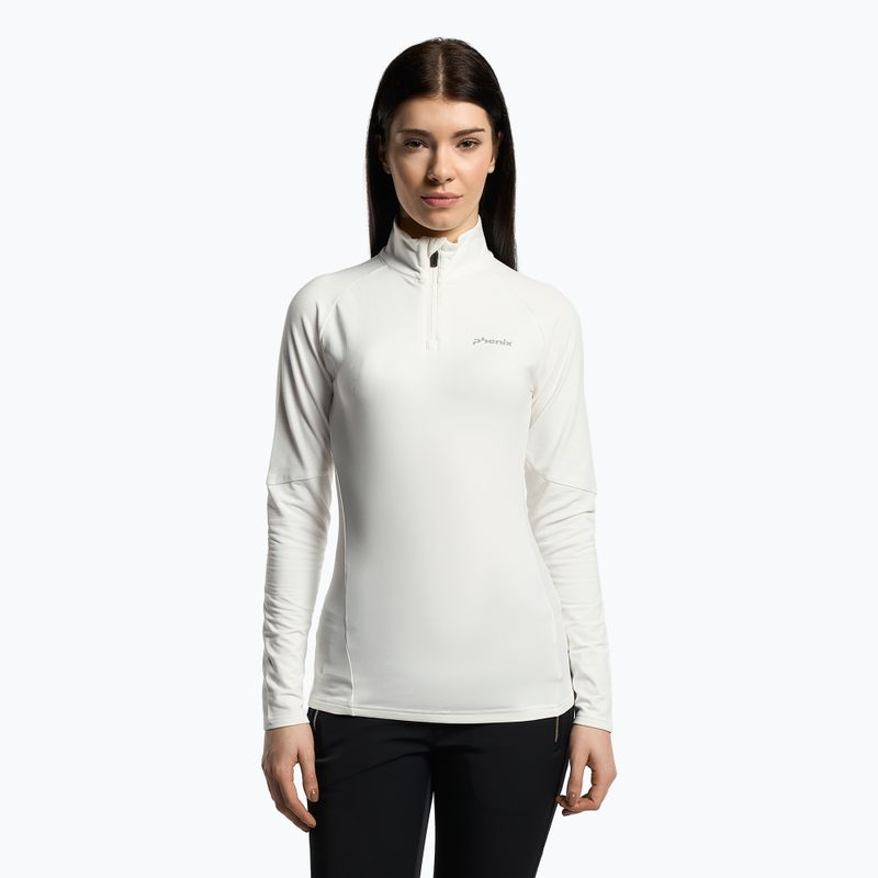 Phenix Twin Peaks women's ski sweatshirt white ESW22LS50