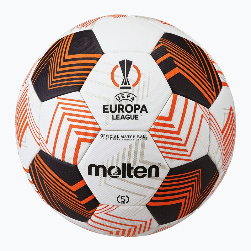 Molten football F5U5000-34 Fifa UEFA Europa League 23/24 white/orange size 5