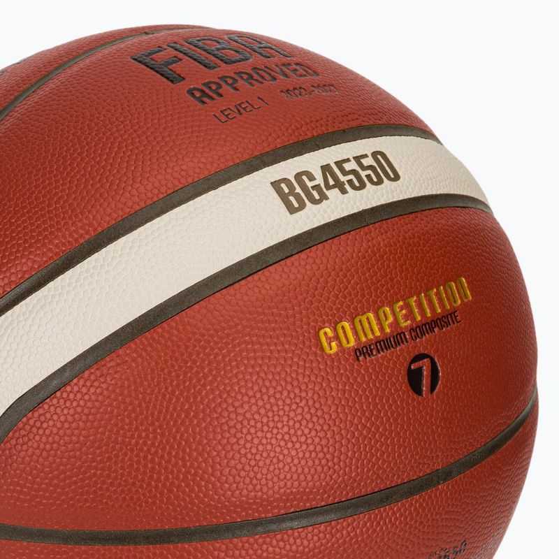 Basketball Molten B7G4550 FIBA brown size 7 3