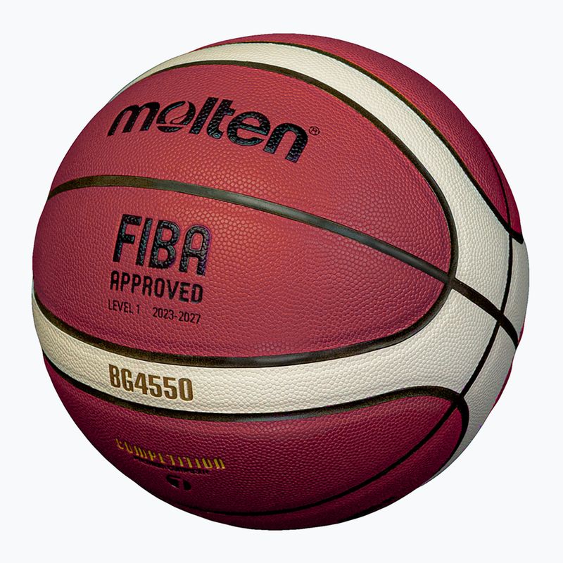 Basketball Molten B7G4550 FIBA brown size 7 2