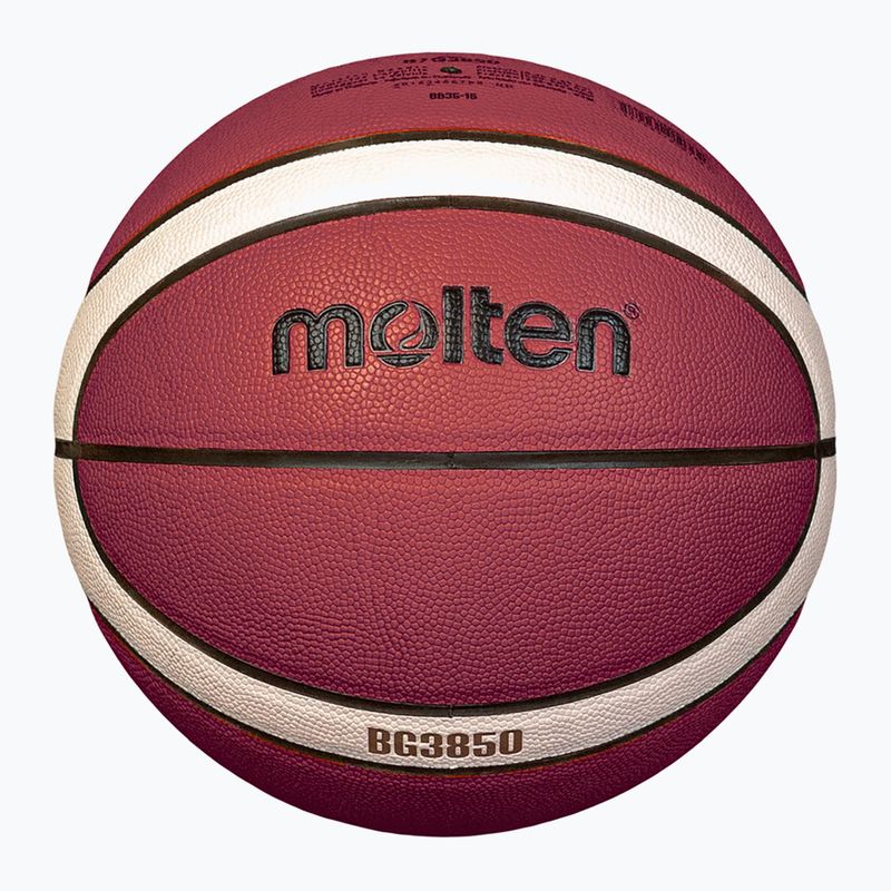 Basketball Molten B7G3850 FIBA brown size 7 2