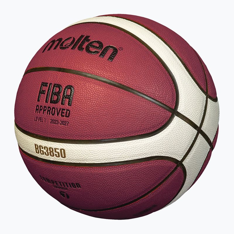 Basketball Molten B7G3850 FIBA brown size 7 3