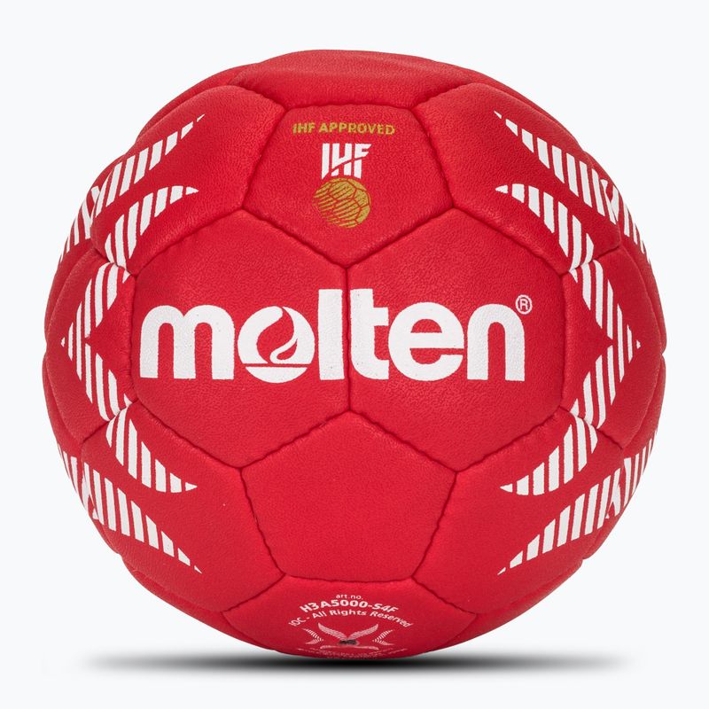 Handball Molten H3A5000-S4F IHF OFFICIAL BALL PARIS 2024 red size 3