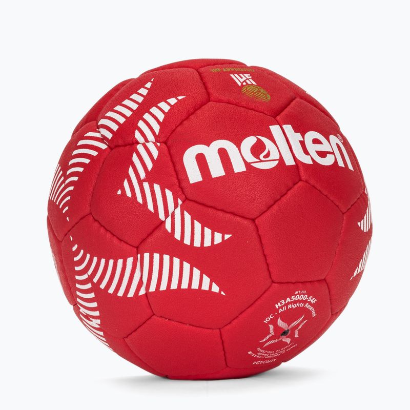 Handball Molten H3A5000-S4F IHF OFFICIAL BALL PARIS 2024 red size 3 3
