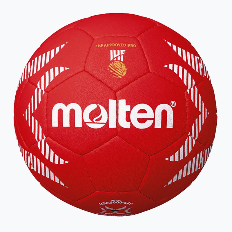 Handball Molten H2A5000-S4F IHF OFFICIAL BALL PARIS 2024 red size 2 2