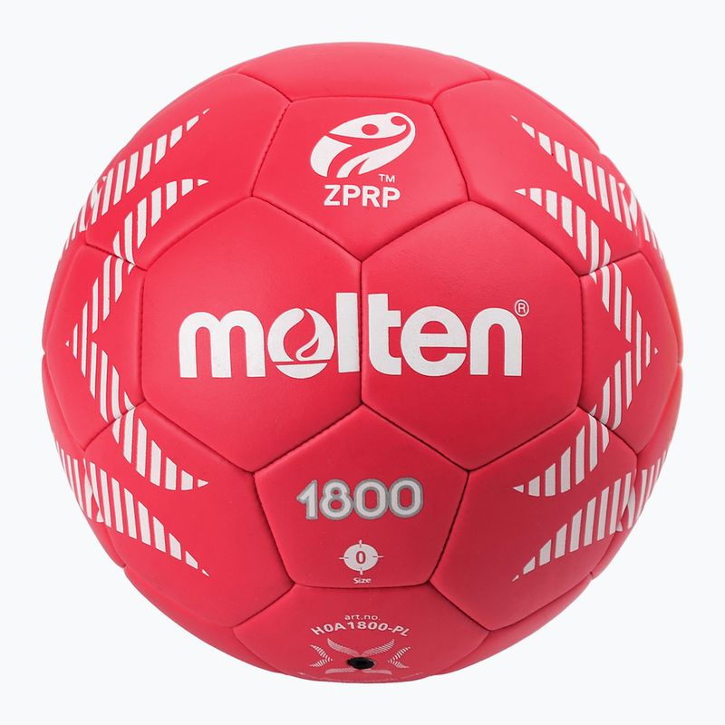 Handball Molten H0A1800-PL red size 0 3