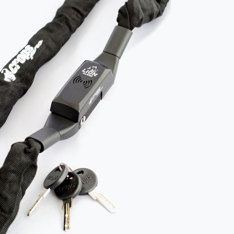 Crops bike lock K4-88 black CP-K4-88-AL-01