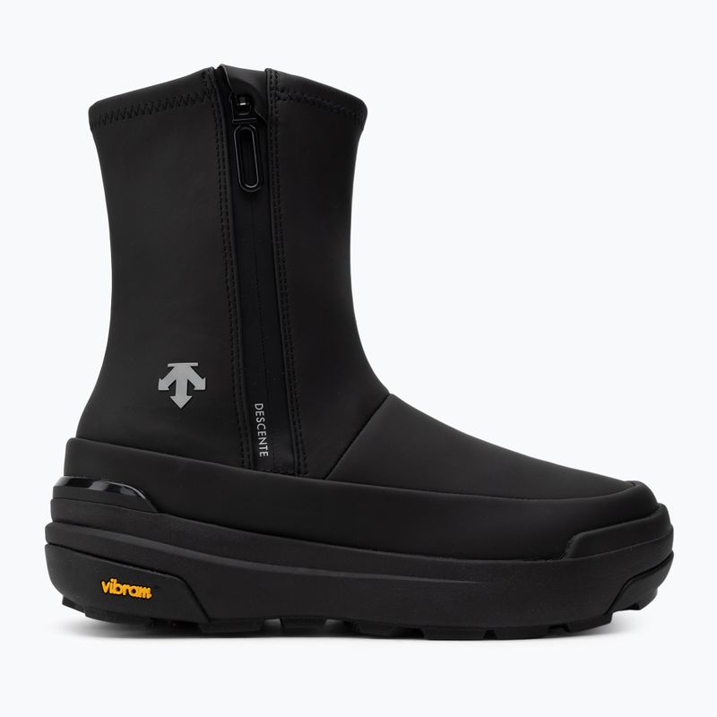 Women's snow boots Descente D.Trace Lux Agat black/gray 2