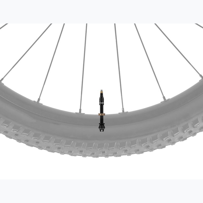 Valve set Topeak Turboflow Valve Kit 60 mm black 2