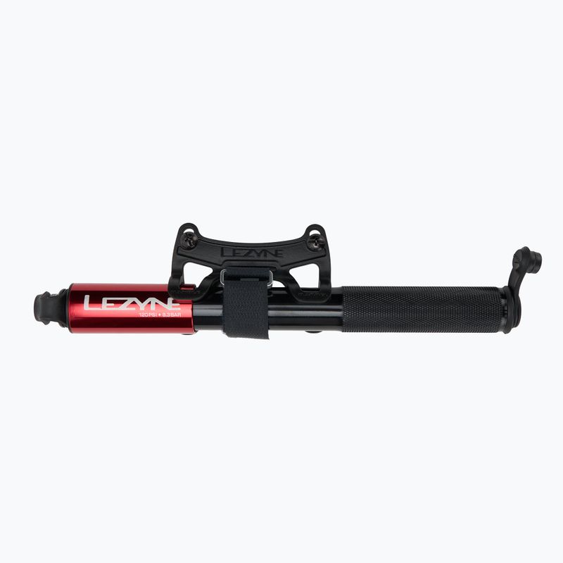 Lezyne Grip Drive HP M ABS FLEX 120psi red bicycle pump 2