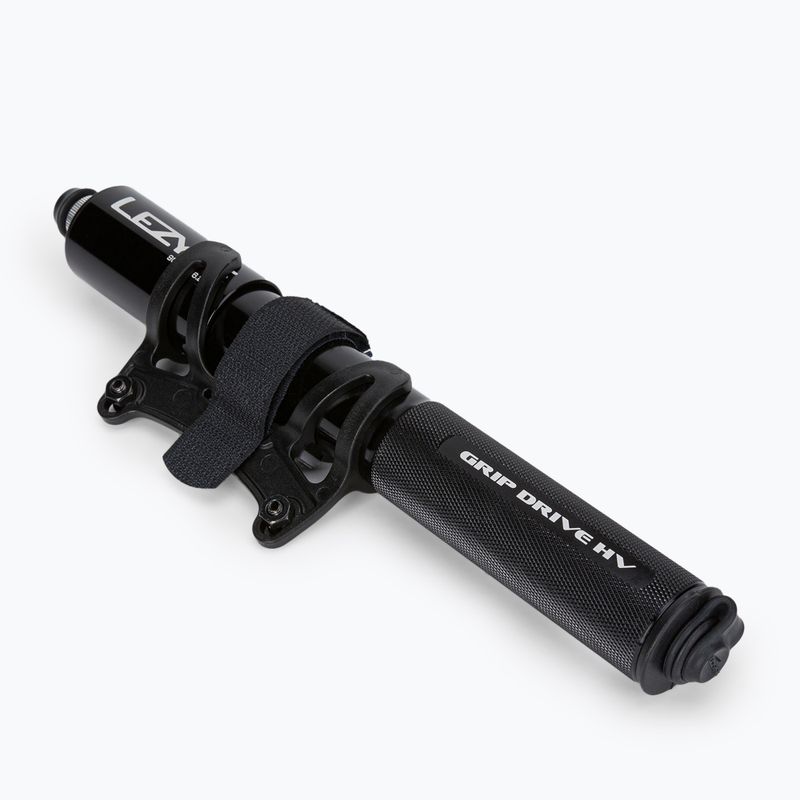 Lezyne GRIP DRIVE HV M ABS FLEX 90psi bicycle pump black LZN-1-MP-GRIPHV-V1M04