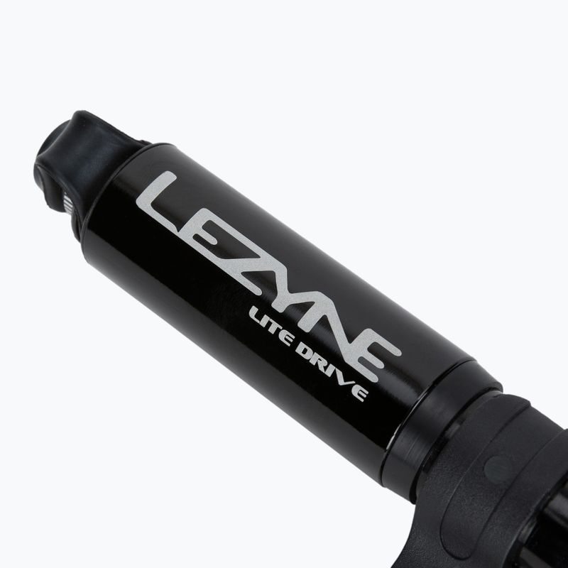 Lezyne GRIP DRIVE HV M ABS FLEX 90psi silver bicycle pump LZN-1-MP-GRIPHV-V1M06 3