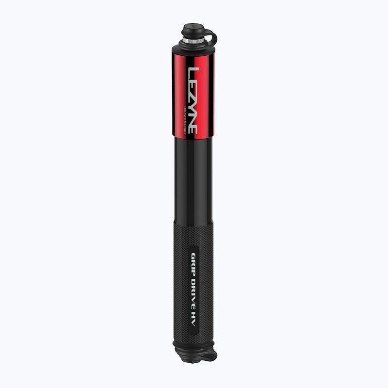 Lezyne Grip Drive HV M ABS FLEX bicycle pump 90psi red
