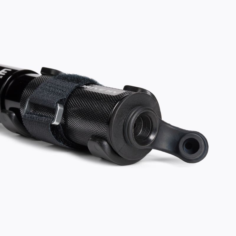 Lezyne POCKET DRIVE HV ABS FLEX HOSE 90psi bicycle pump short black LZN-1-MP-PKDRHV-V104 4