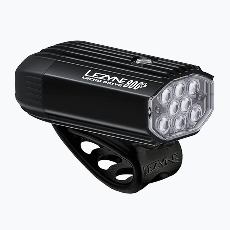 Lezyne Micro Drive 800+ / KTV Drive+ satin black/black bike light set 2