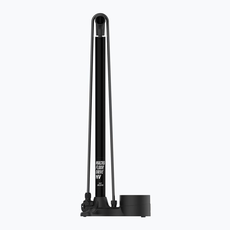 Lezyne Macro HV Floor Drive ABS 100psi flat black bicycle pump 4