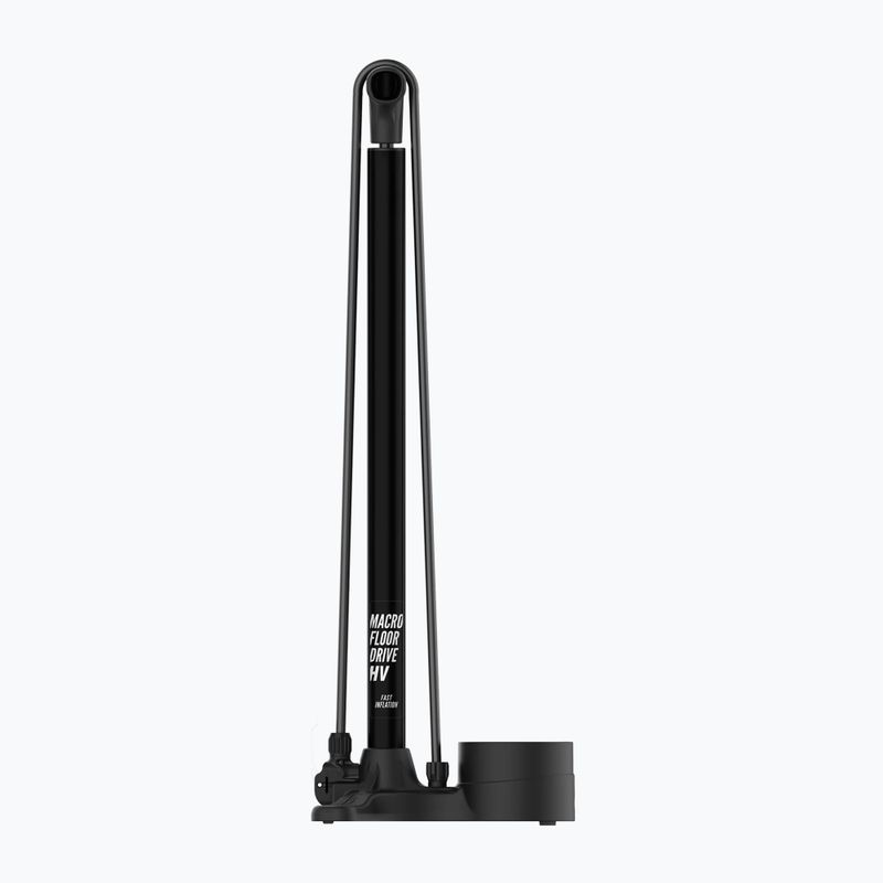 Lezyne Macro HV Floor Drive DV 100psi flat black bicycle pump 2