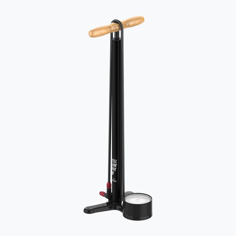 Lezyne Steel HV Floor Drive 3.5 100psi flat black bicycle pump