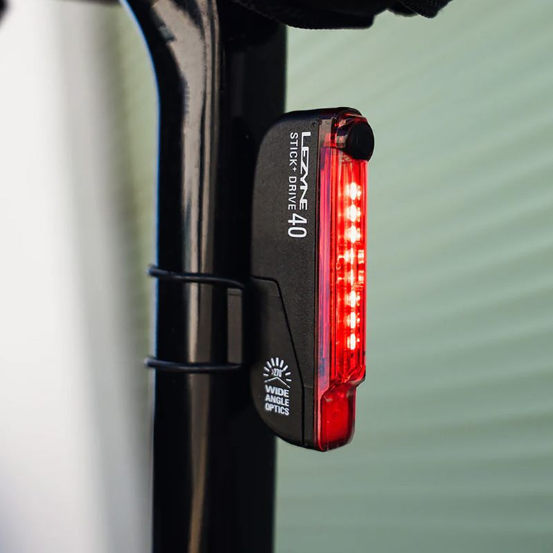 Rear bike light Lezyne Stick+ Drive Rear black 3
