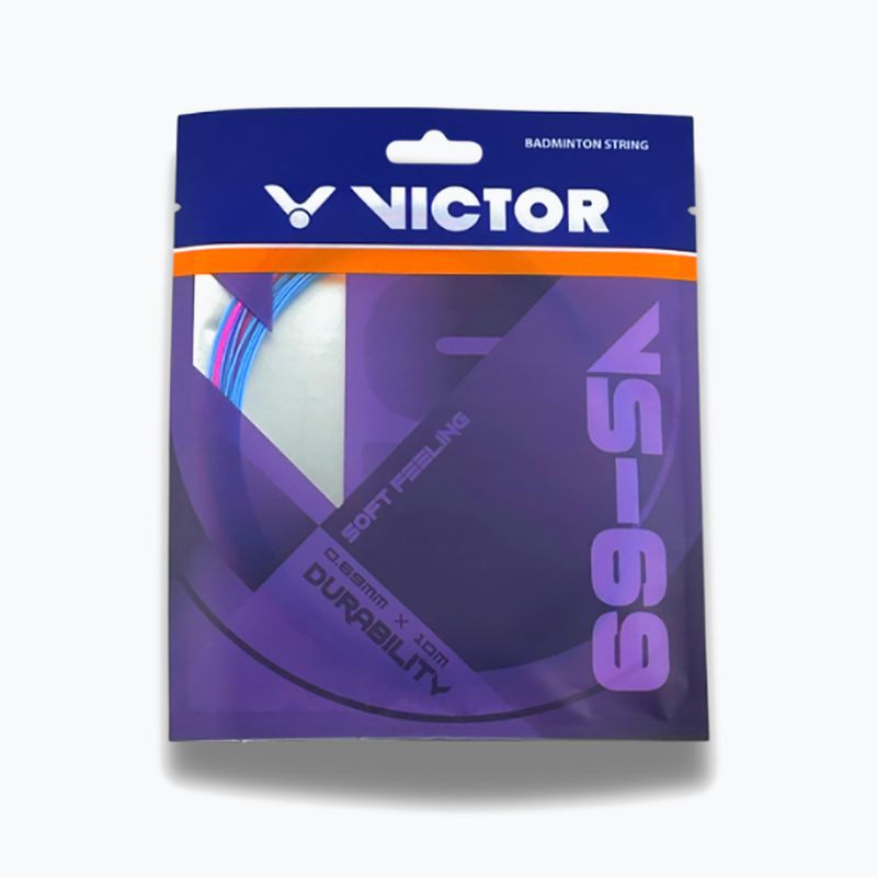 Badminton string VICTORA VS 69 - set pink/blue