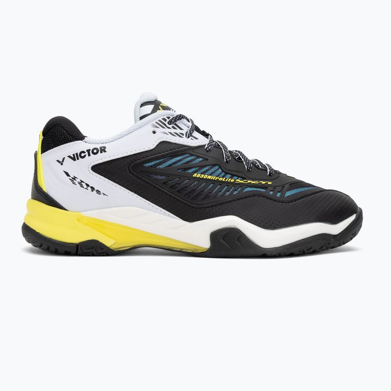 Men's badminton shoes VICTOR A830NitroLite CA anthracite/bright white 2