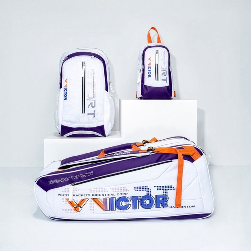 Badminton bag VICTOR BR5223 Limited white/purple 2