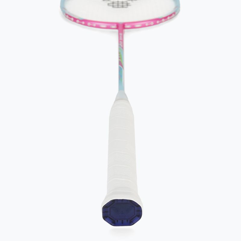 Badminton racket VICTOR DriveX 6SP QM fluorescent rose-red/light blue 3