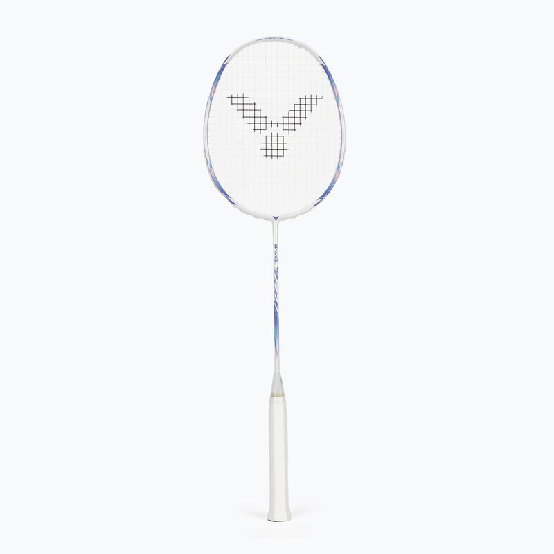 Badminton racket VICTOR DriveX 7SP AJ white/purple