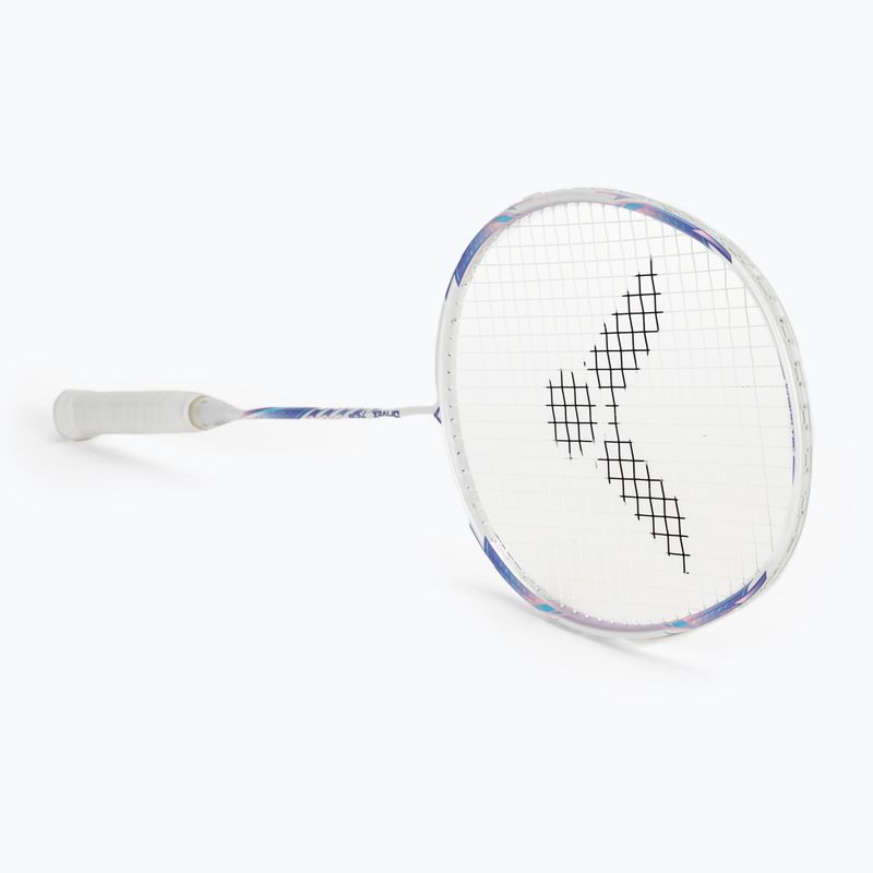 Badminton racket VICTOR DriveX 7SP AJ white/purple 2