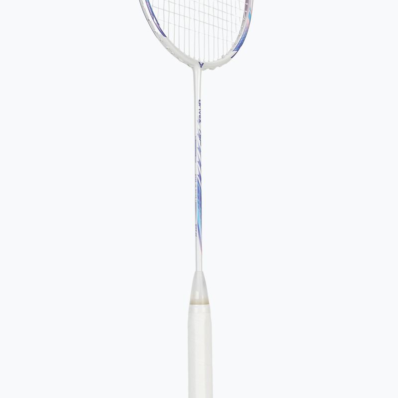 Badminton racket VICTOR DriveX 7SP AJ white/purple 4