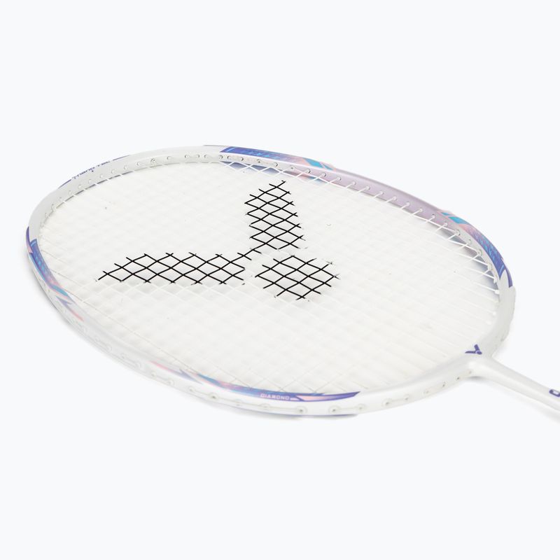 Badminton racket VICTOR DriveX 7SP AJ white/purple 5