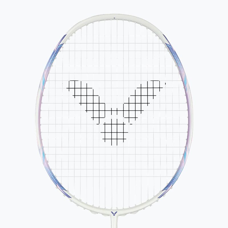 Badminton racket VICTOR DriveX 7SP AJ white/purple 2
