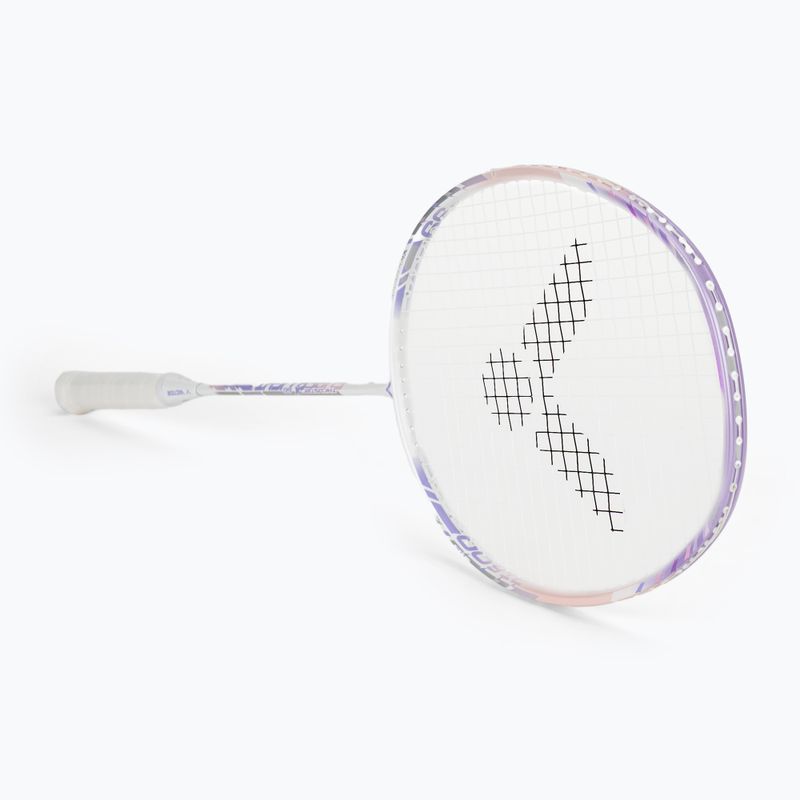 Badminton racket VICTOR Thruster K 66 AJ white/purple 2