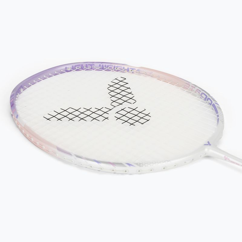 Badminton racket VICTOR Thruster K 66 AJ white/purple 5