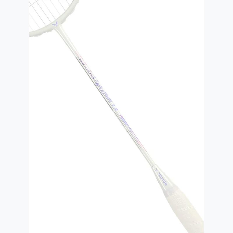 Badminton racket VICTOR Thruster K 66 AJ white/purple 3