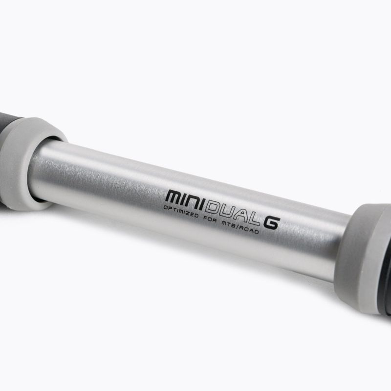 Topeak bicycle pump with pressure gauge Mini Dual G grey T-TMMB-2G 3